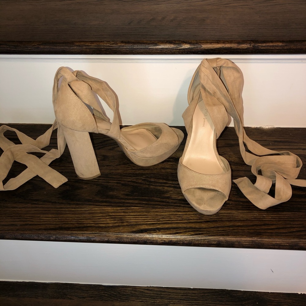 Tan heels